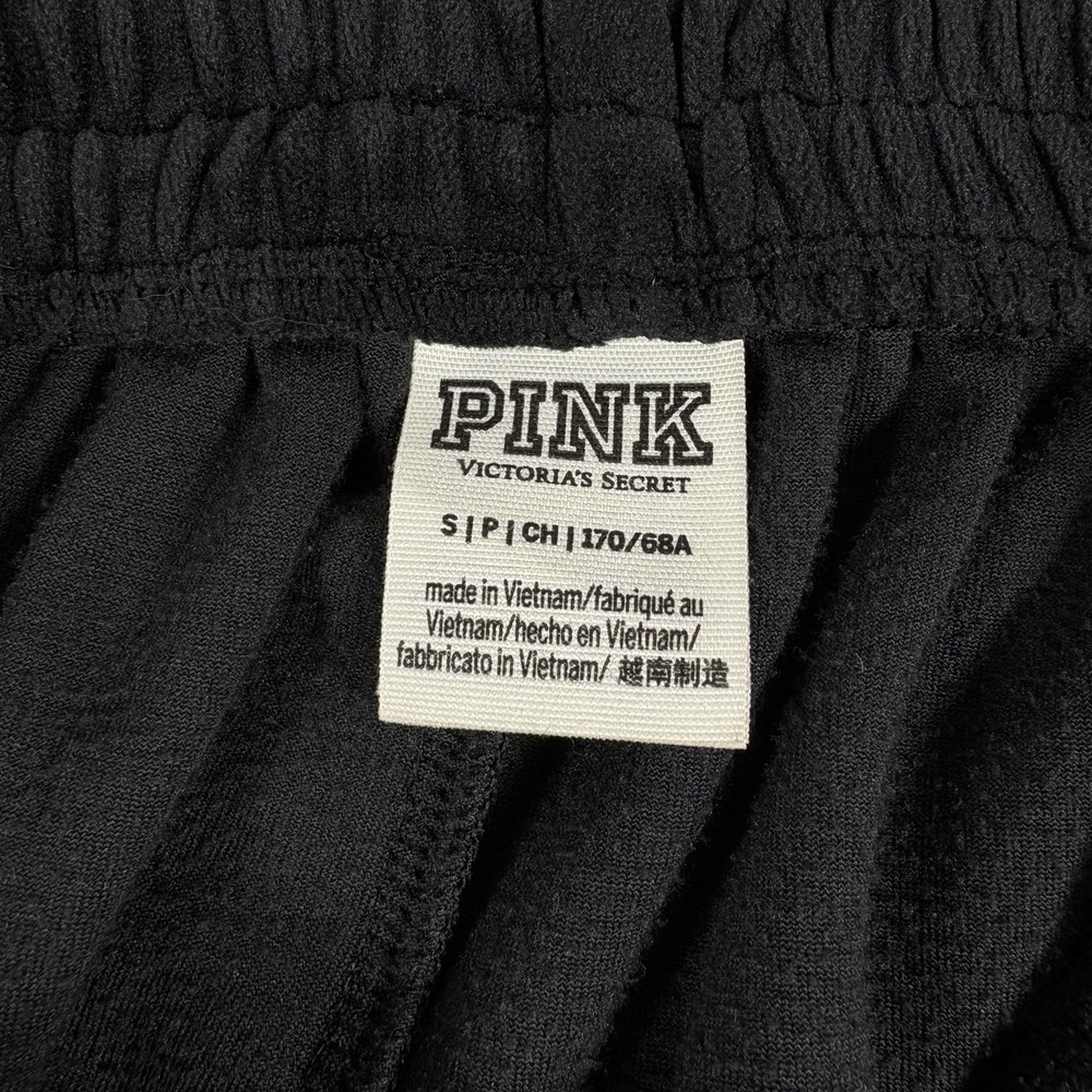 Victoria Secret PINK Women Velour Tracksuit 2 Piece Top Size M Pants Size S Y2K - Picture 11 of 15